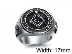 HY Jewelry Wholesale Stainless Steel 316L Religion Rings-HY0043R020