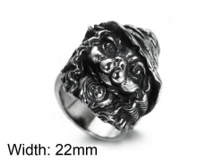 HY Wholesale Jewelry Stainless Steel 316L Animal Rings-HY0043R224