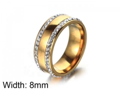 HY Jewelry Wholesale Stainless Steel 316L Popular Rings-HY0043R287