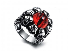 HY Jewelry Wholesale Stainless Steel 316L Skull Rings-HY0043R132