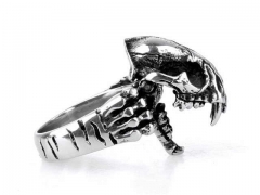 HY Jewelry Wholesale Stainless Steel 316L Skull Rings-HY0043R181