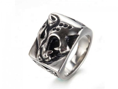 HY Wholesale Jewelry Stainless Steel 316L Animal Rings-HY0043R266
