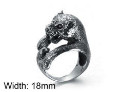 HY Wholesale Jewelry Stainless Steel 316L Animal Rings-HY0043R198