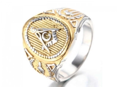 HY Jewelry Wholesale Stainless Steel 316L Religion Rings-HY0043R011
