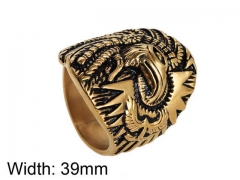 HY Wholesale Jewelry Stainless Steel 316L Animal Rings-HY0043R212
