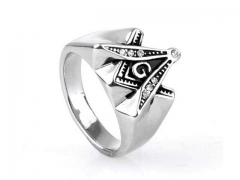 HY Jewelry Wholesale Stainless Steel 316L Religion Rings-HY0043R112