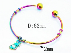 HY Jewelry Wholesale Stainless Steel 316L Bangle (Colorful)-HY58B0426KLV