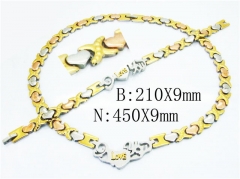 HY Jewelry Necklaces and Bracelets Sets-HY63S1007MIV
