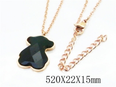 HY Stainless Steel 316L Necklaces (Bear Style)-HY90N0111HKX