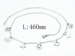 HY Stainless Steel 316L Necklaces (Bear Style)-HY90N0106HNC