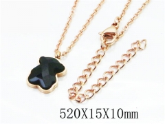 HY Stainless Steel 316L Necklaces (Bear Style)-HY90N0107HJC