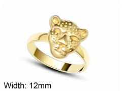HY Wholesale Jewelry Stainless Steel 316L Animal Rings-HY0046R014