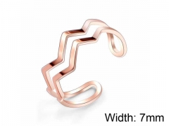 HY Jewelry Wholesale Stainless Steel 316L Hollow Rings-HY0046R013