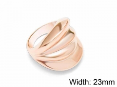 HY Jewelry Wholesale Stainless Steel 316L Hollow Rings-HY0046R026