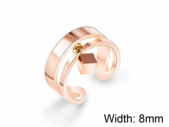 HY Jewelry Wholesale Stainless Steel 316L Hollow Rings-HY0046R031