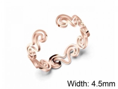 HY Jewelry Wholesale Stainless Steel 316L Hollow Rings-HY0046R032
