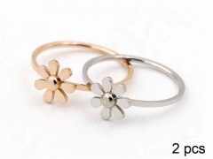 HY Jewelry Wholesale Stainless Steel 316L Popular Rings-HY0047R025