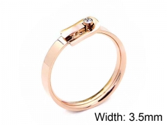 HY Jewelry Wholesale Stainless Steel 316L Popular Rings-HY0050R043