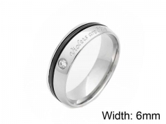 HY Jewelry Wholesale Stainless Steel 316L Popular Rings-HY0050R012