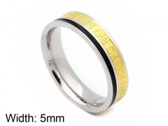 HY Jewelry Wholesale Stainless Steel 316L Popular Rings-HY0050R010