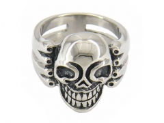 HY Jewelry Wholesale Stainless Steel 316L Skull Rings-HY0049R089