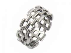 HY Jewelry Wholesale Stainless Steel 316L Hollow Rings-HY0049R012