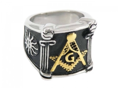 HY Jewelry Wholesale Stainless Steel 316L Religion Rings-HY0049R098