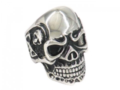 HY Jewelry Wholesale Stainless Steel 316L Skull Rings-HY0049R044