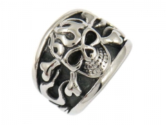 HY Jewelry Wholesale Stainless Steel 316L Skull Rings-HY0049R062