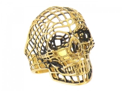 HY Jewelry Wholesale Stainless Steel 316L Skull Rings-HY0049R018