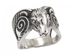 HY Wholesale Jewelry Stainless Steel 316L Animal Rings-HY0049R073
