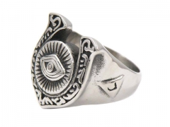 HY Jewelry Wholesale Stainless Steel 316L Religion Rings-HY0049R013
