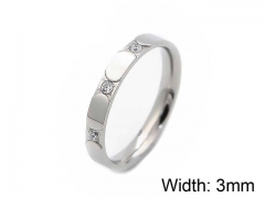 HY Jewelry Wholesale Stainless Steel 316L Popular Rings-HY0050R035