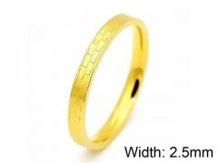 HY Jewelry Wholesale Stainless Steel 316L Popular Rings-HY0050R036
