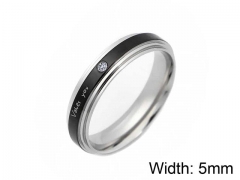 HY Jewelry Wholesale Stainless Steel 316L Popular Rings-HY0050R005