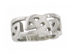 HY Jewelry Wholesale Stainless Steel 316L Hollow Rings-HY0049R101