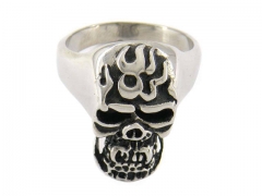 HY Jewelry Wholesale Stainless Steel 316L Skull Rings-HY0049R097