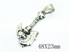 HY Wholesale Stainless Steel 316L Pendants (Skull Style)-HY22P0771HIF