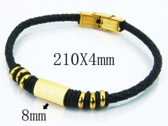 HY Wholesale Bracelets (Leather)-HY23B0002HKS