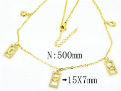 HY Wholesale Stainless Steel 316L Necklaces-HY54N0338HIE