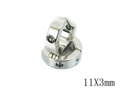 HY Stainless Steel 316L Huggie Hoop Earrings-HY67E0233ILA