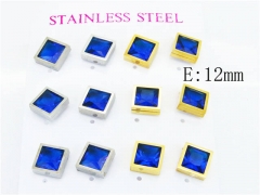 HY Stainless Steel 316L Small Crystal Stud-HY59E0575HPL