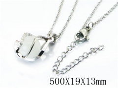 HY Stainless Steel 316L Necklaces(Crystal)-HY54N0320NS