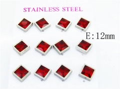 HY Stainless Steel 316L Small Crystal Stud-HY59E0576HOC