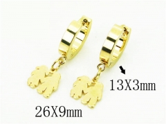 HY Stainless Steel 316L Drops Earrings-HY67E0228JS