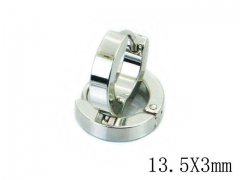HY Stainless Steel 316L Huggie Hoop Earrings-HY67E0231IW