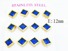 HY Stainless Steel 316L Small Crystal Stud-HY59E0574IHD