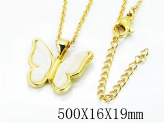 HY Stainless Steel 316L Necklaces(Crystal)-HY54N0326M5
