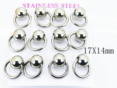 HY Wholesale Stainless Steel 316L Hollow Hoop Earrings-HY59E0564HNQ