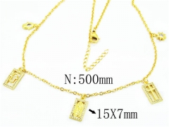 HY Wholesale Stainless Steel 316L Necklaces-HY54N0339HIR